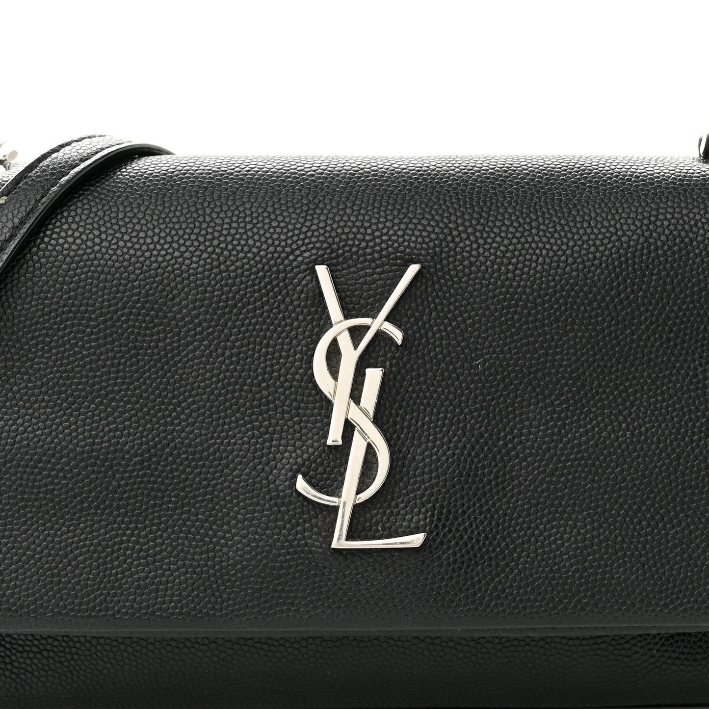 Grain De Poudre Monogram Toy West Hollywood Fold-Over Bag Black