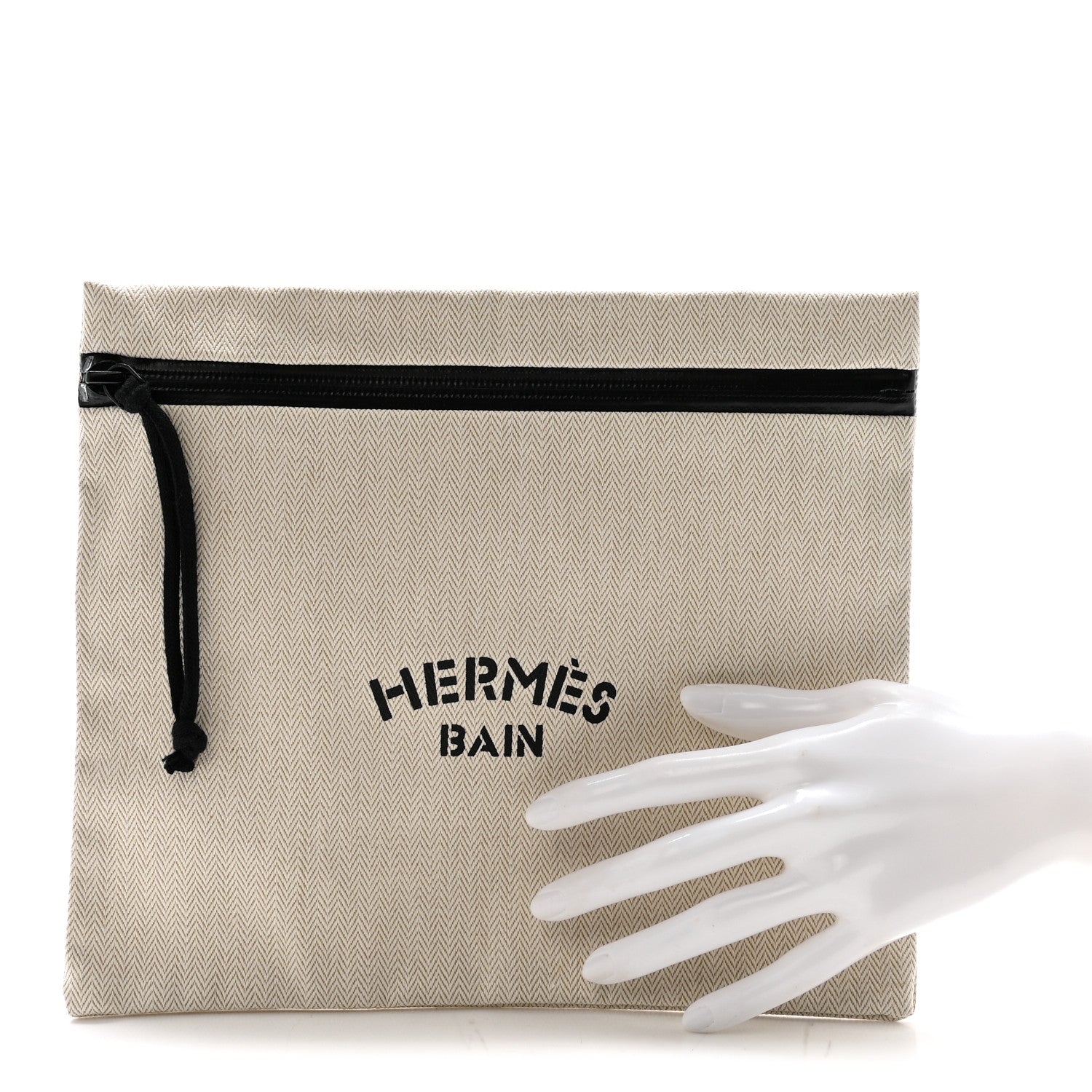 Hermes Toile Bain Case Black 2 of 5