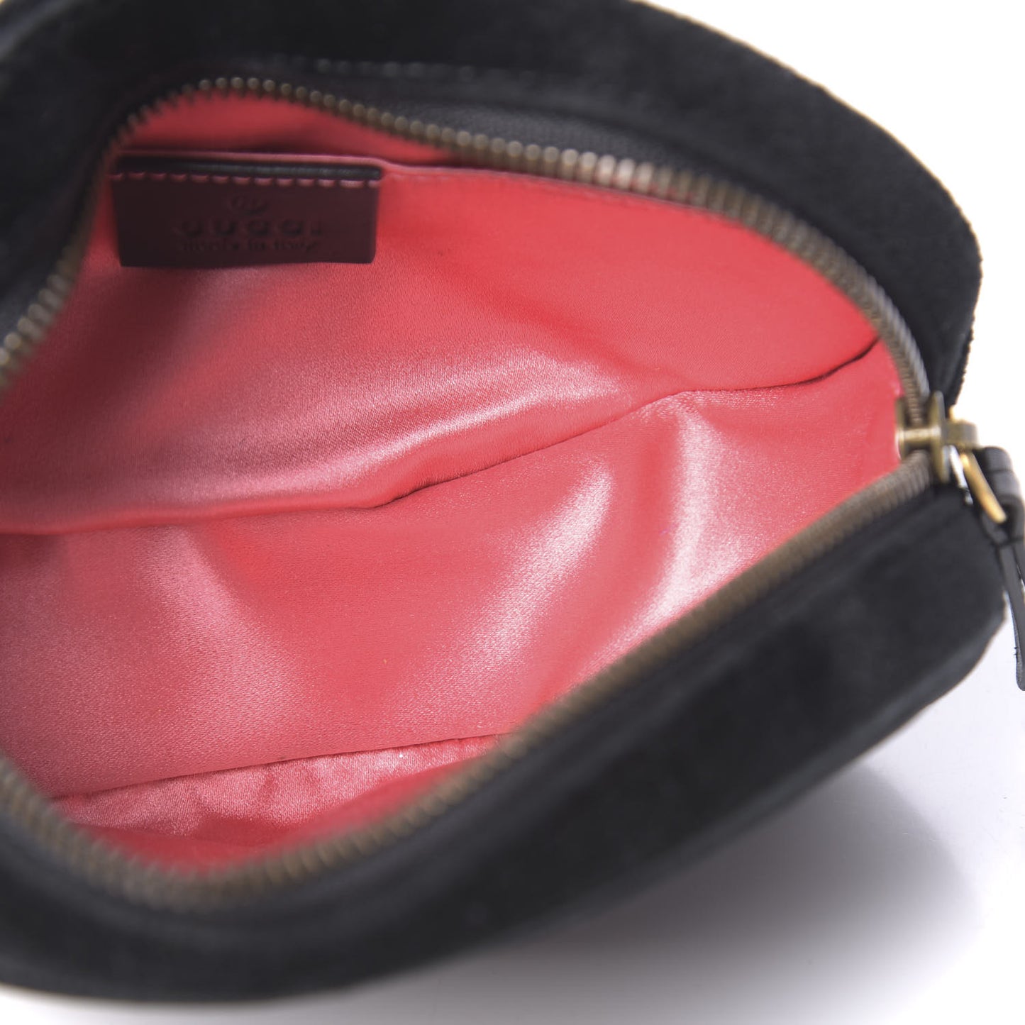 Velvet Matelasse GG Marmont Belt Bag 85 34 Black