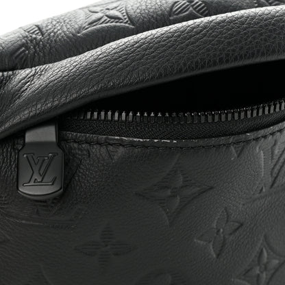 Louis Vuitton Calfskin Monogram Shadow Discovery Bumbag Black 10 of 11