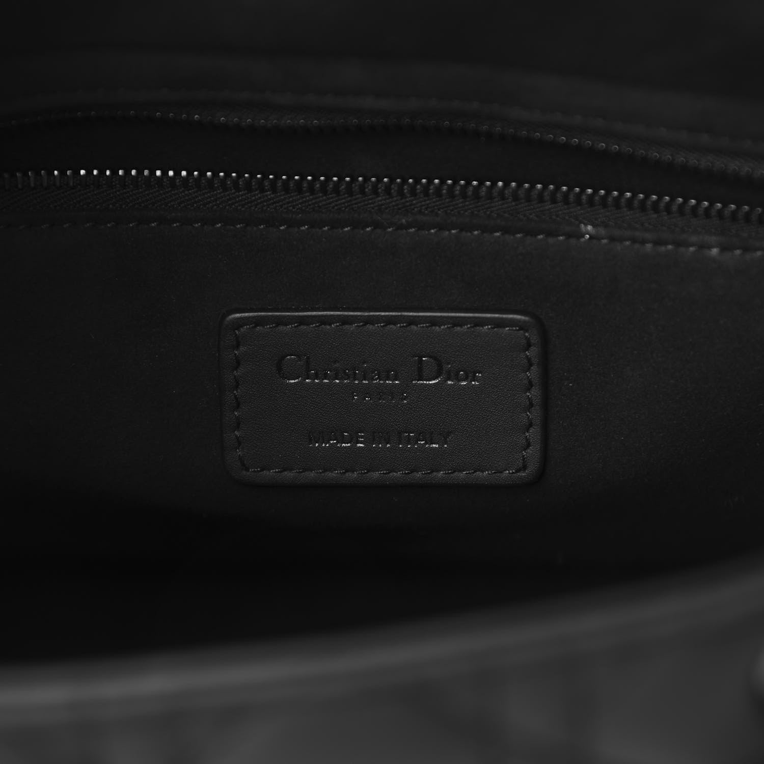 Christian Dior Ultra Matte Calfskin Cannage Medium Lady Dior Black 7 of 13