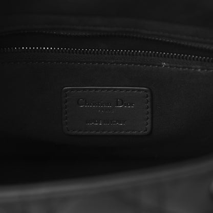 Christian Dior Ultra Matte Calfskin Cannage Medium Lady Dior Black 7 of 13