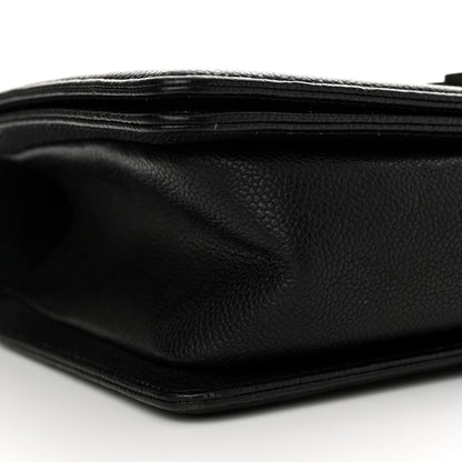 Chanel Caviar Quilted Medium Boy Flap Black 9 of 14