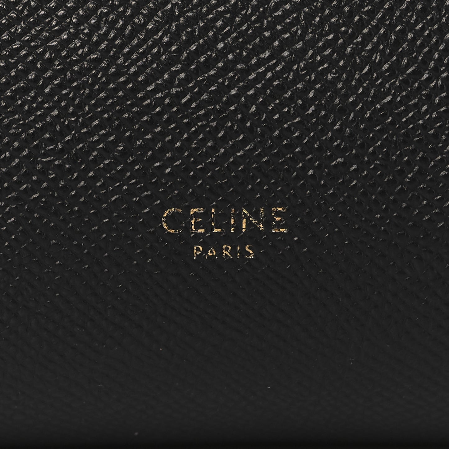 Grained Calfskin Micro Belt Bag Black