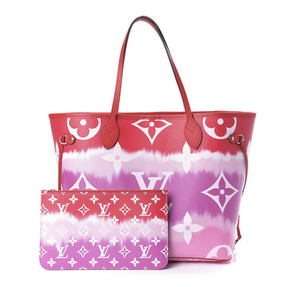 Louis Vuitton Monogram Escale Neverfull MM Rouge 1 of 11