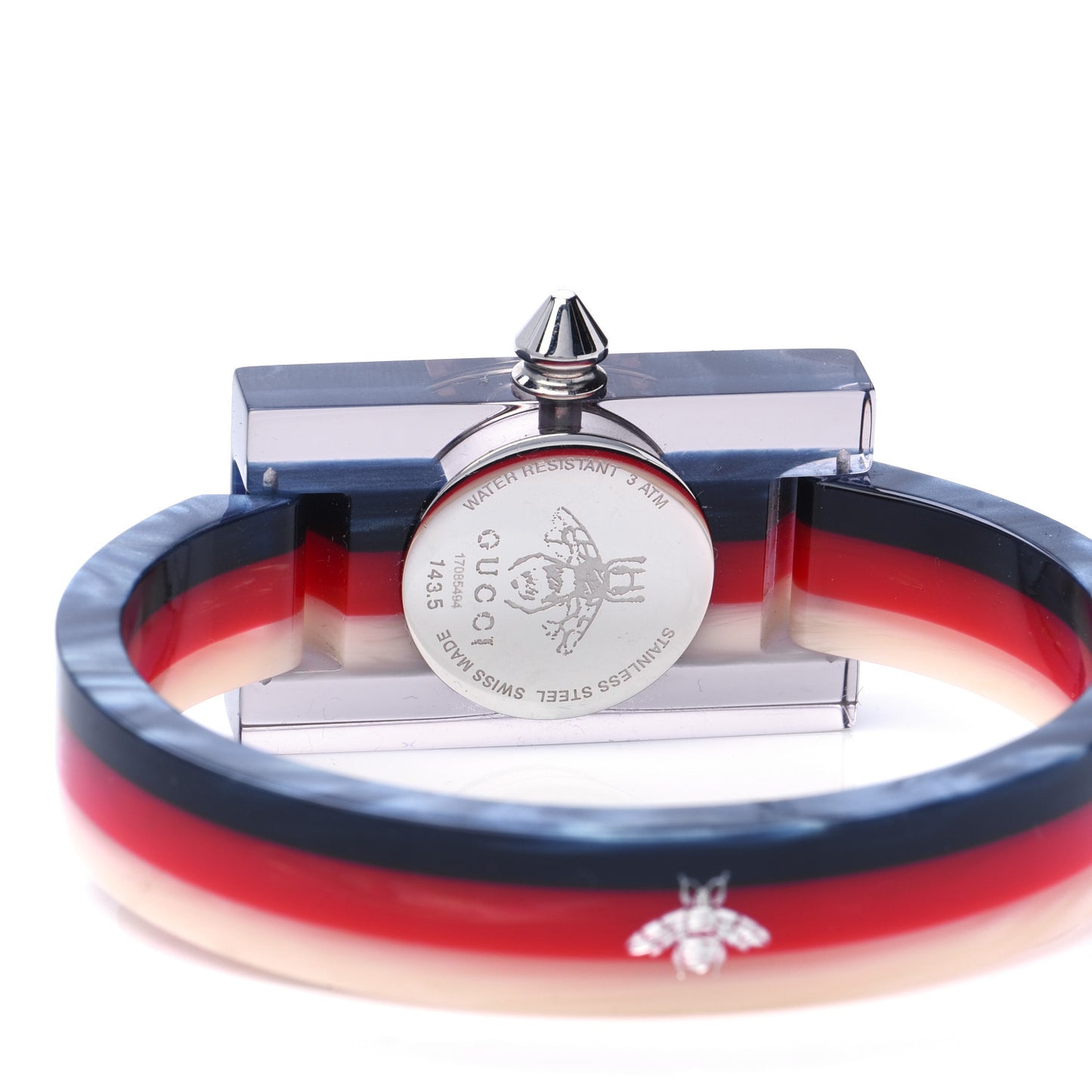 Stainless Steel Plexiglass Mother of Pearl 24mm Quartz Watch