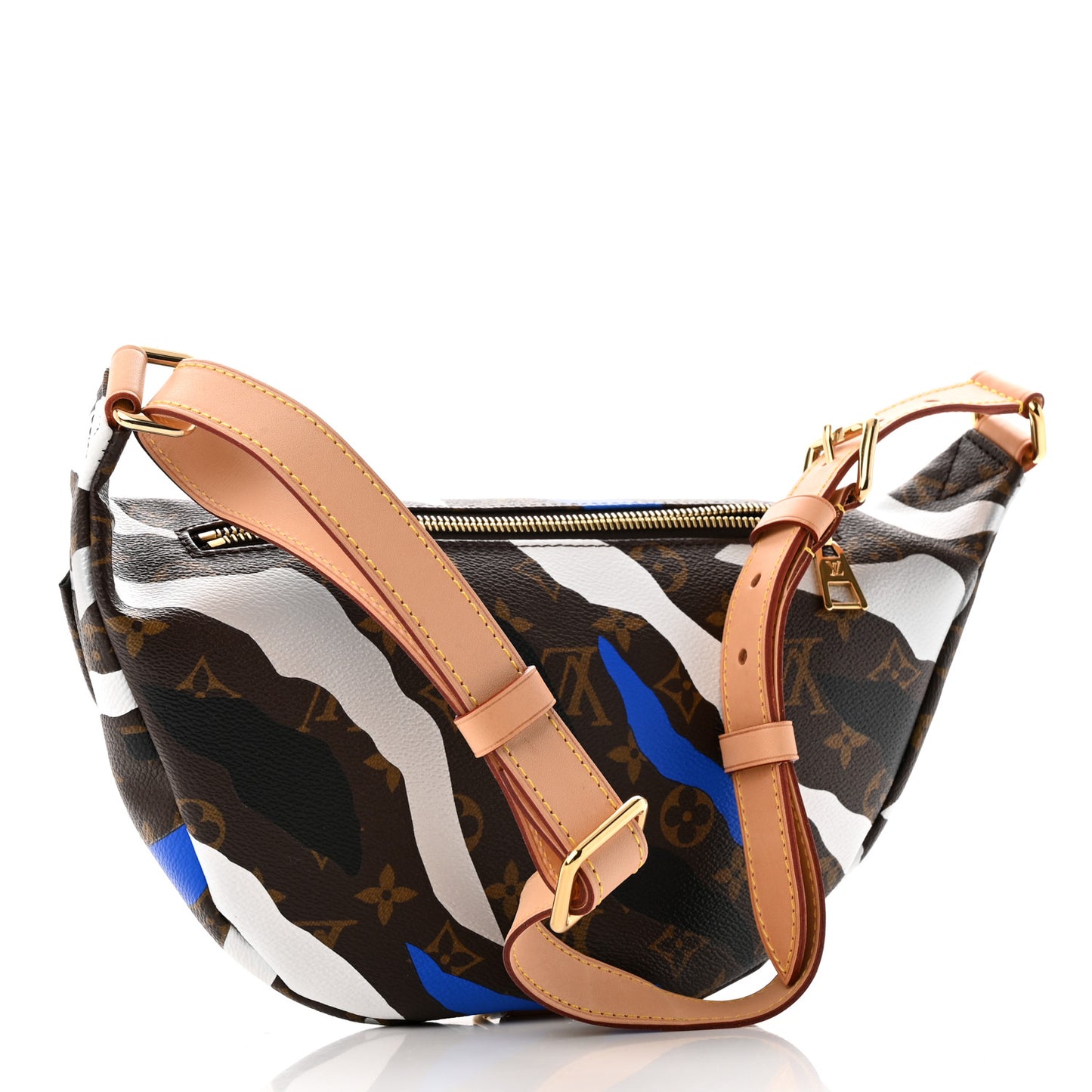 x LoL Monogram Bumbag Blue Silver