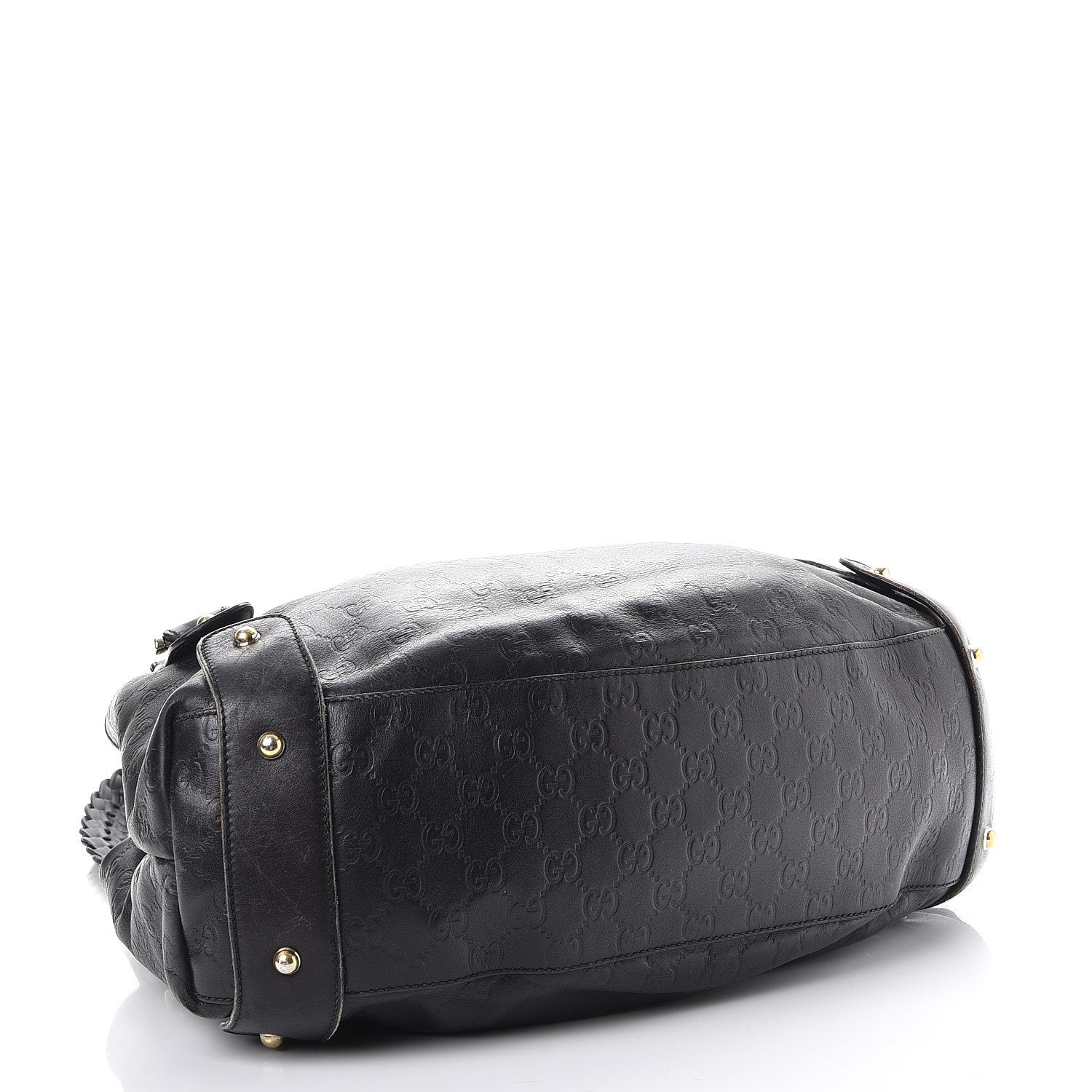 Gucci Guccissima Medium Pelham Shoulder Bag Black 4 of 8