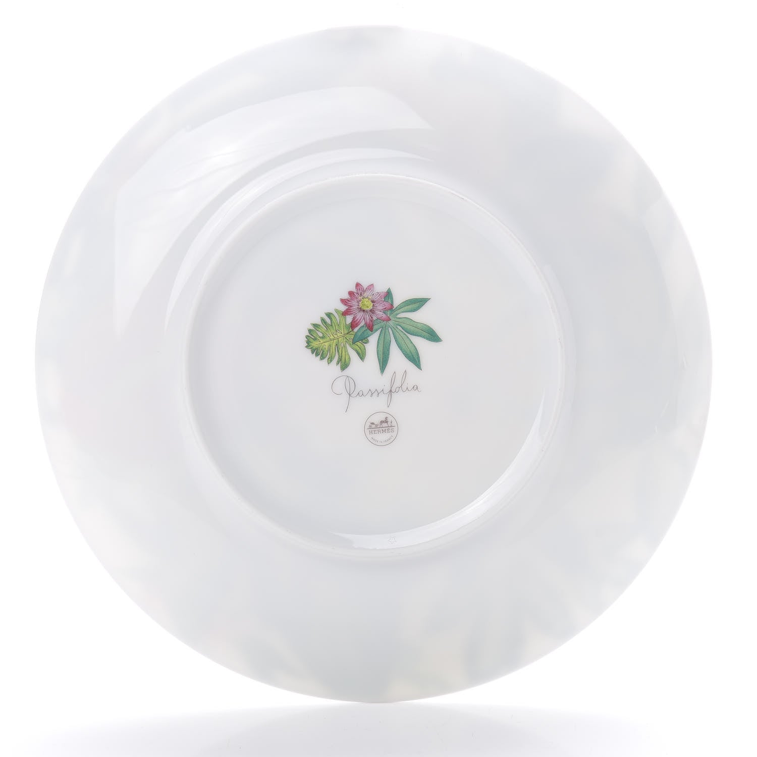 Hermes Porcelain Passifolia Dessert Plate N°2 Set of 2 4 of 6