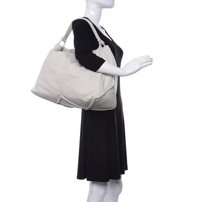 Bottega Veneta Washed Cervo Deerskin Large Hobo Mist 2 of 10
