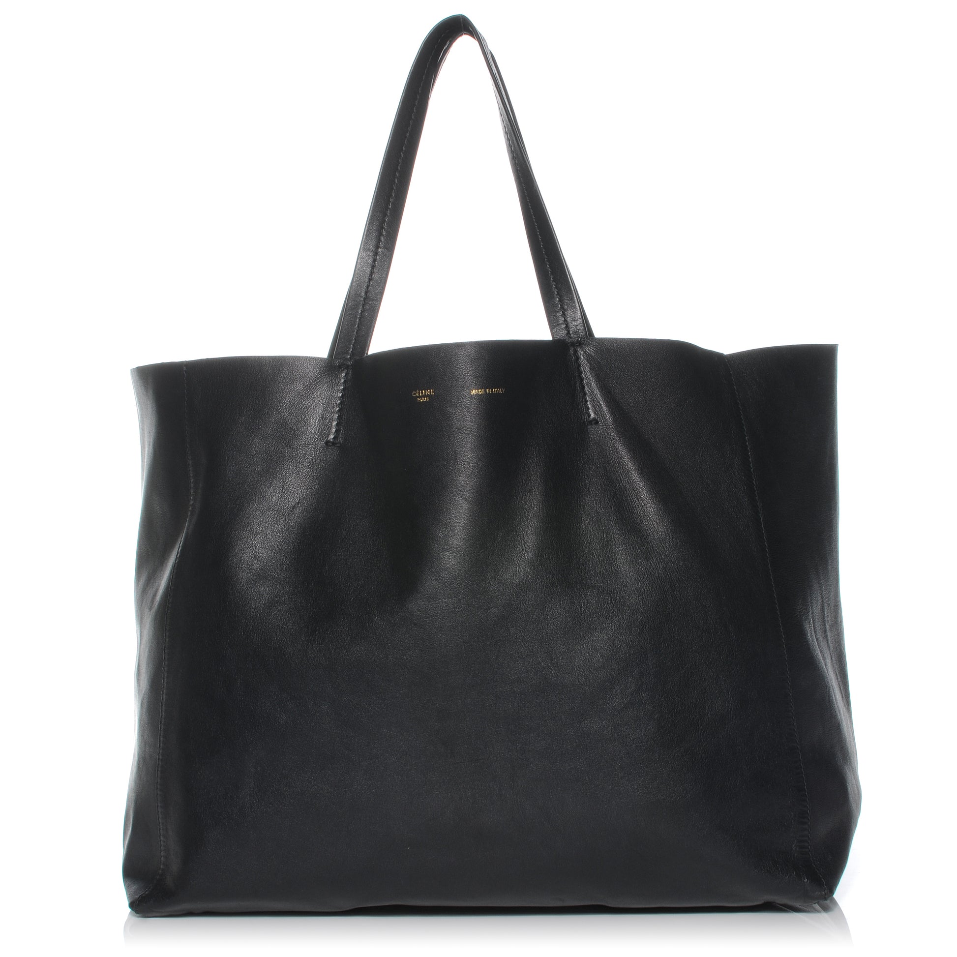 Celine Leather Horizontal Cabas Black 1 of 8