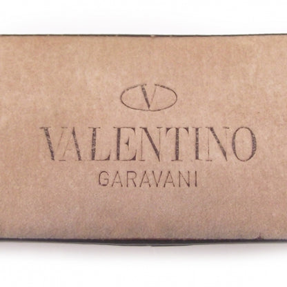 Valentino Garavani Leather Crystal V Logo Belt 6 of 8