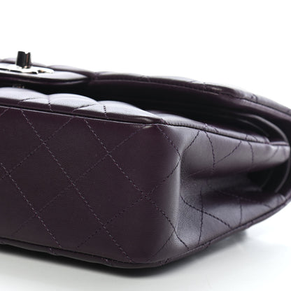 Chanel Lambskin Quilted Small Double Flap Purple 9 of 13