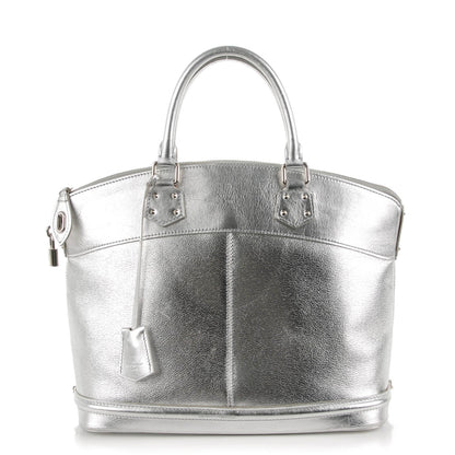 Louis Vuitton Suhali Lockit MM Silver 1 of 7