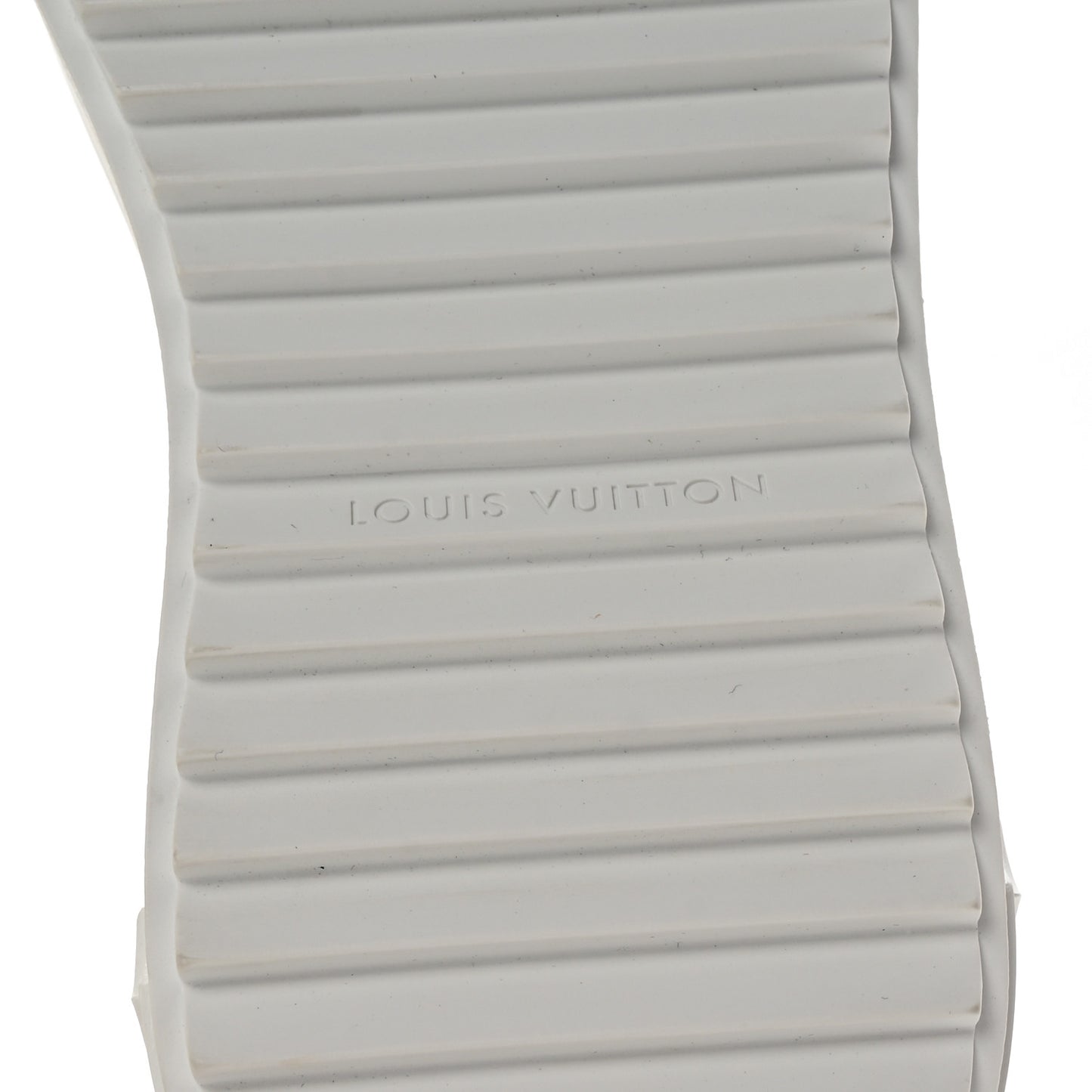 Lambskin Embossed Monogram Time Out Sneakers 38 White