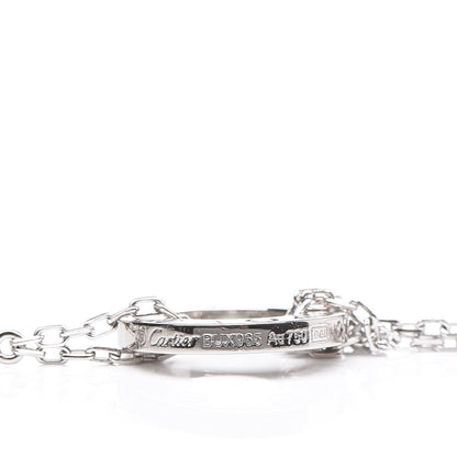 Cartier 18K White Gold Diamond LOVE Bracelet 4 of 6
