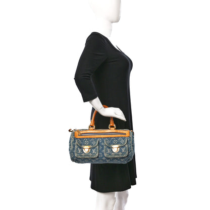 Louis Vuitton Monogram Denim Neo Speedy Blue 2 of 15