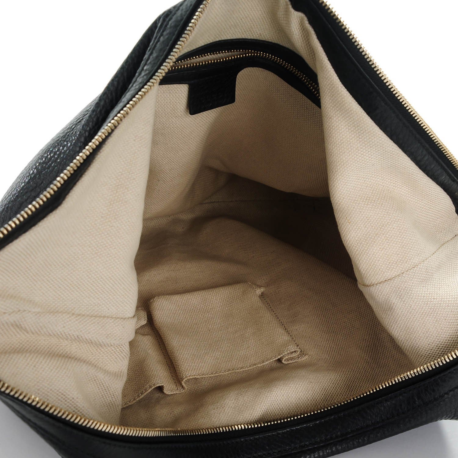 Gucci Pebbled Calfskin Medium Soho Chain Hobo Black 5 of 7