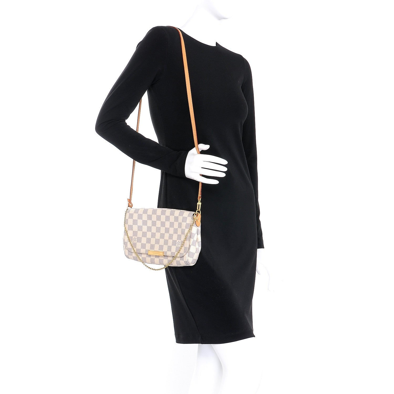 Louis Vuitton Damier Azur Favorite MM 2 of 13