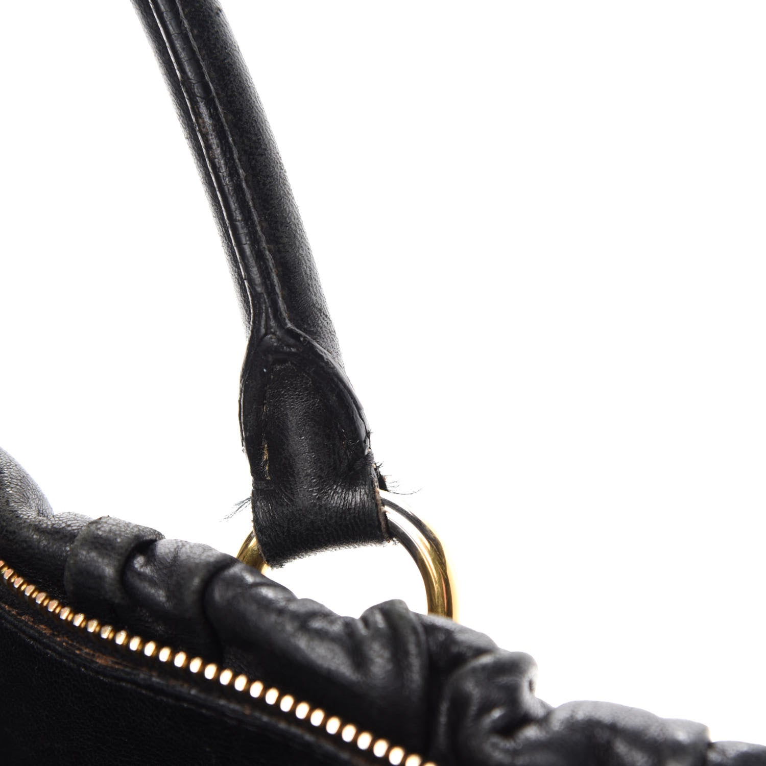 Prada Nappa Gaufre Tote Black 9 of 13