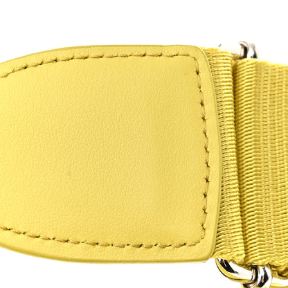 Prada Yarn Raffia Effect Crochet Triangle Shoulder Bag Giallo 10 of 10