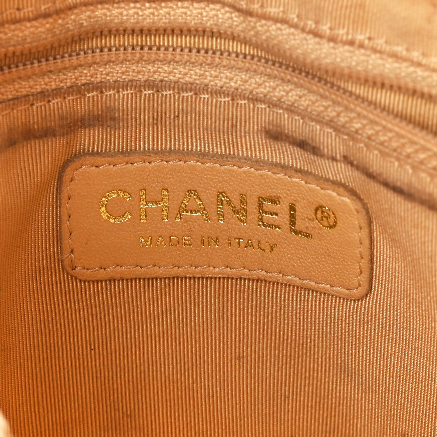 Chanel Caviar Quilted Timeless CC Shoulder Bag Beige 6 of 10