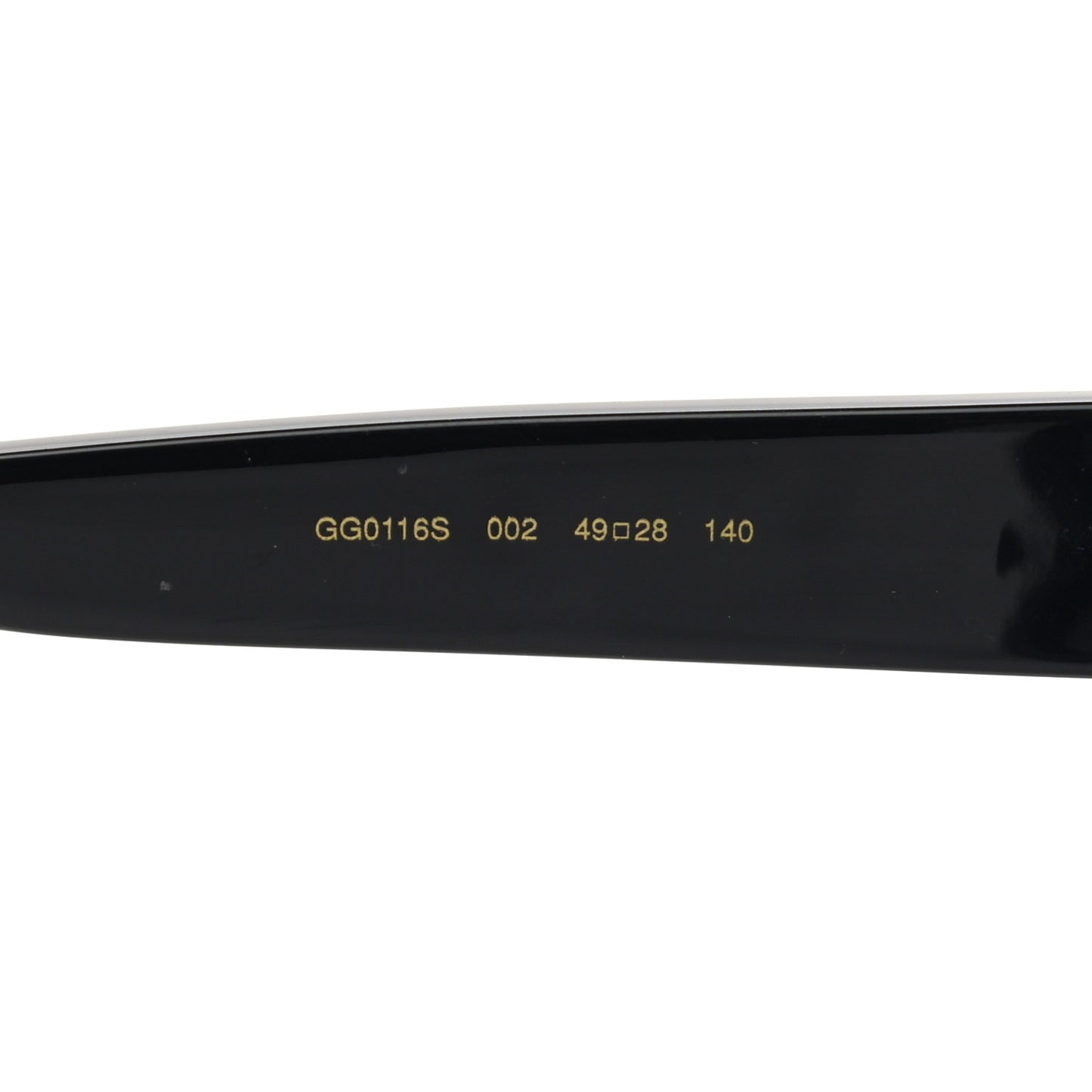 Acetate Stars Cat Eye Sunglasses GG0116S Black
