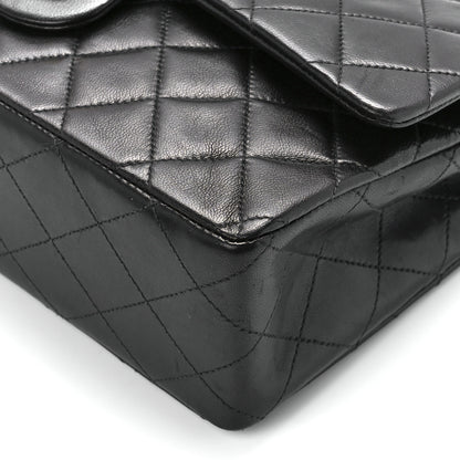 Chanel Lambskin Quilted Medium Double Flap Black 12 of 12
