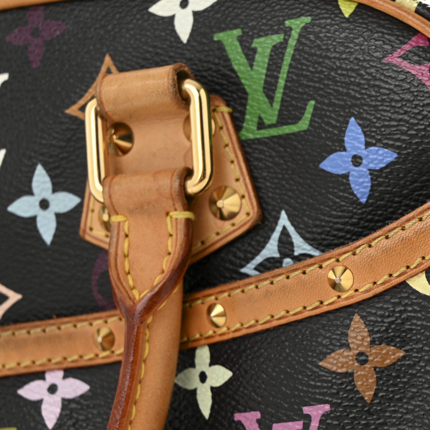 Monogram Multicolor Trouville Black