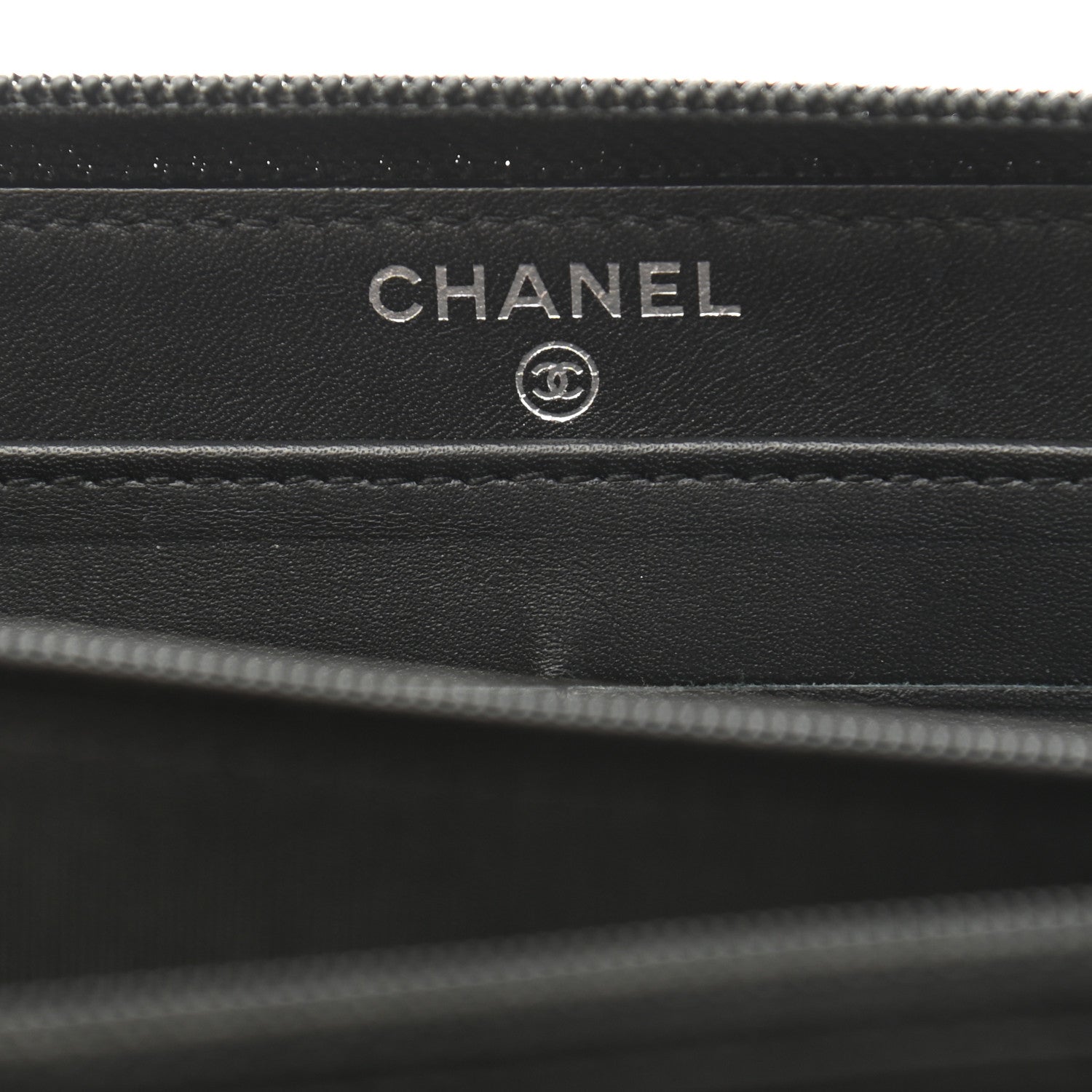 Chanel Caviar Large Timeless CC Zip Around Wallet Black 6 of 9