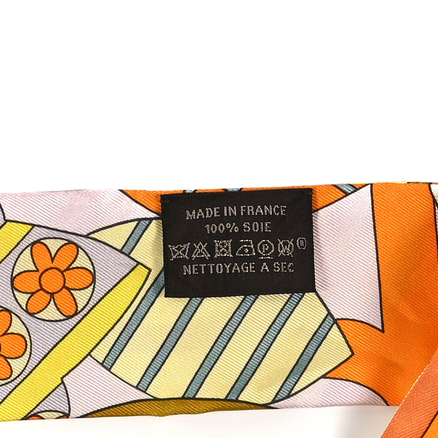 Hermes Silk Les Murmures de la Foret Twilly Jaune Vif Vert Miel 3 of 3