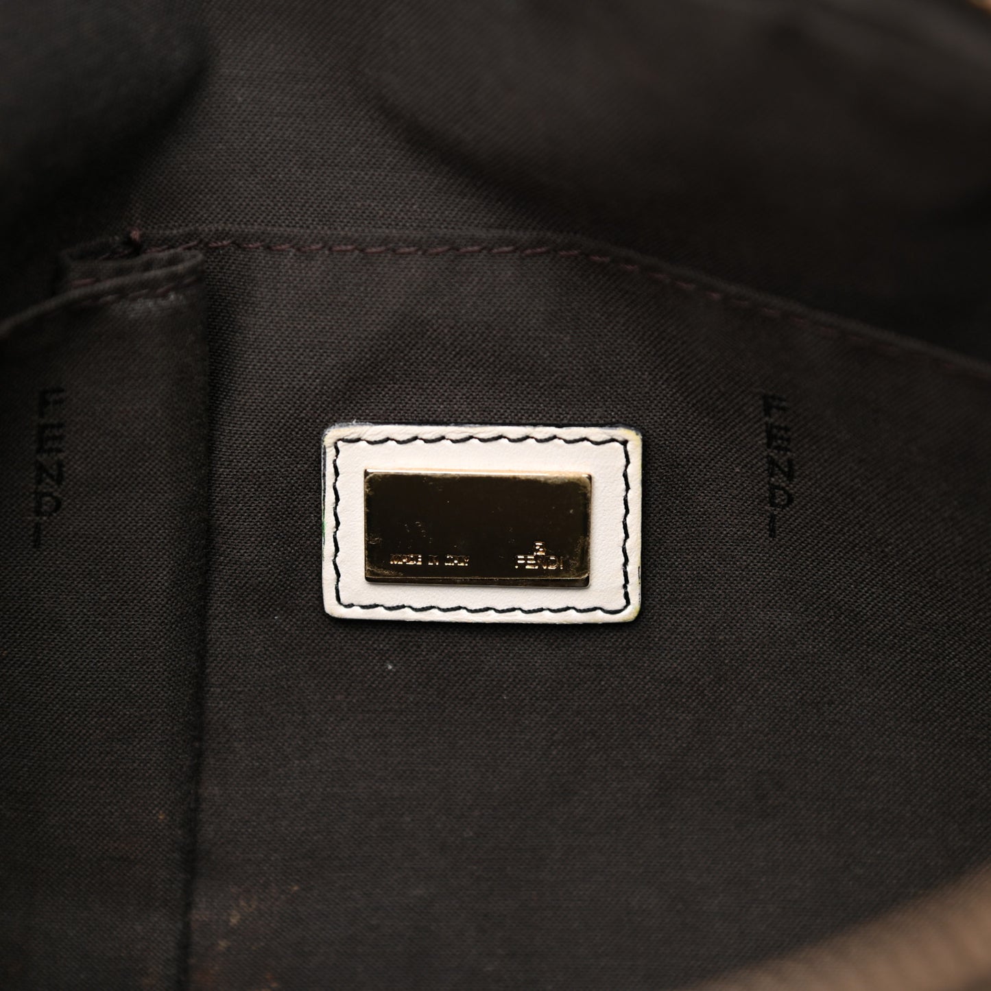 Zucchino Vitello Crossbody Black White