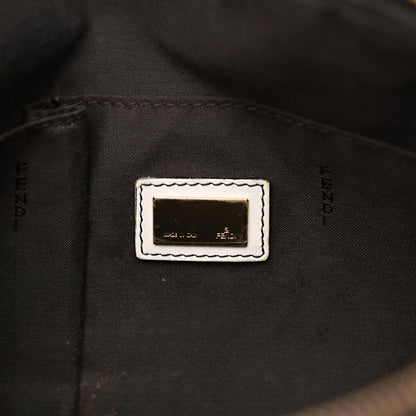 Fendi Zucchino Vitello Crossbody Black White 5 of 17