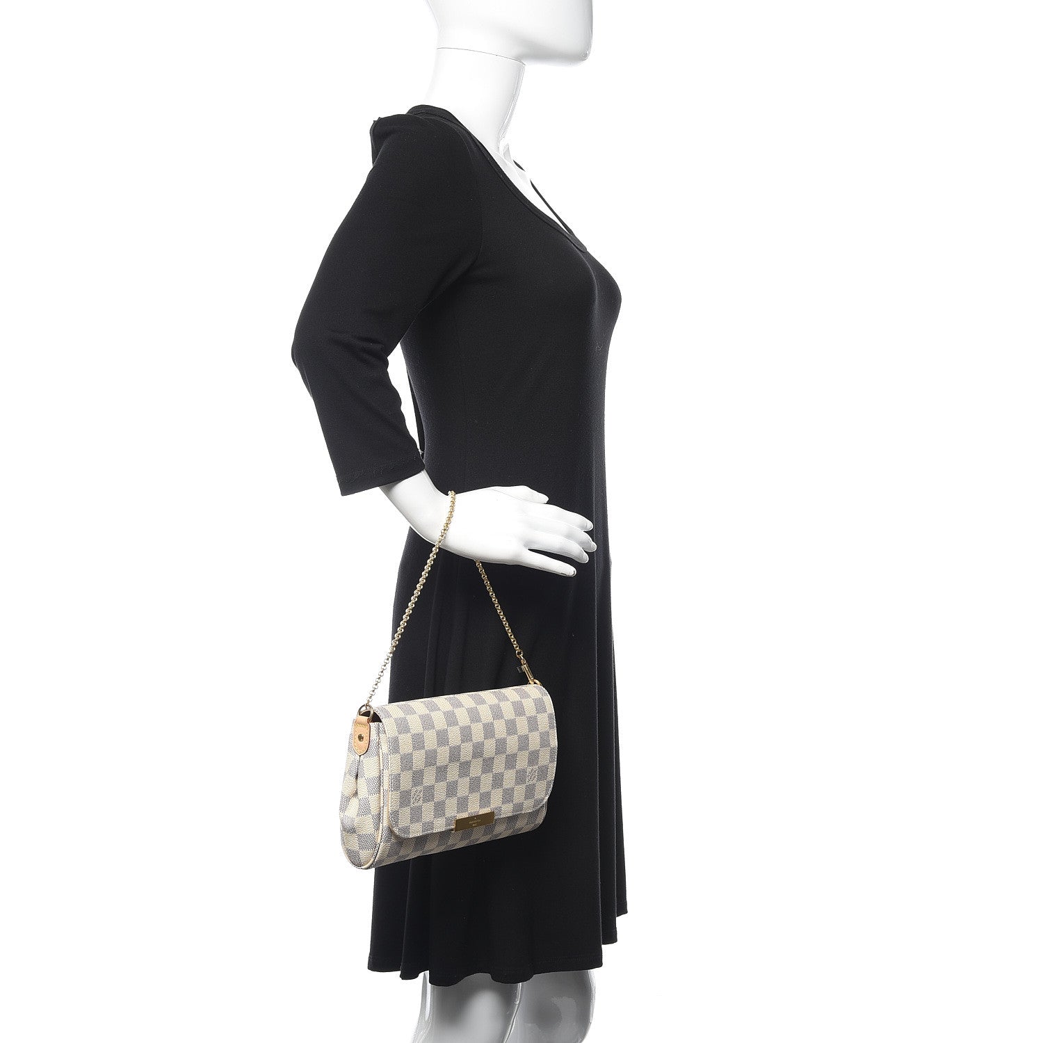 Louis Vuitton Damier Azur Favorite MM 2 of 9