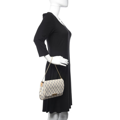 Louis Vuitton Damier Azur Favorite MM 2 of 9