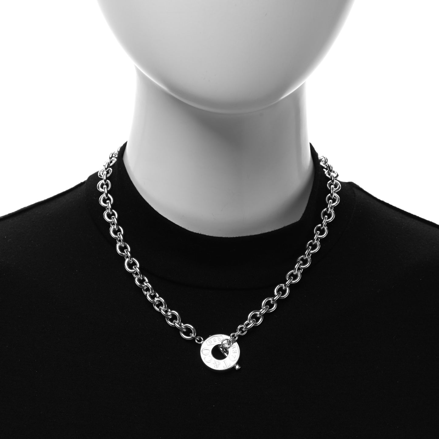 Sterling Silver 1837 Toggle Necklace