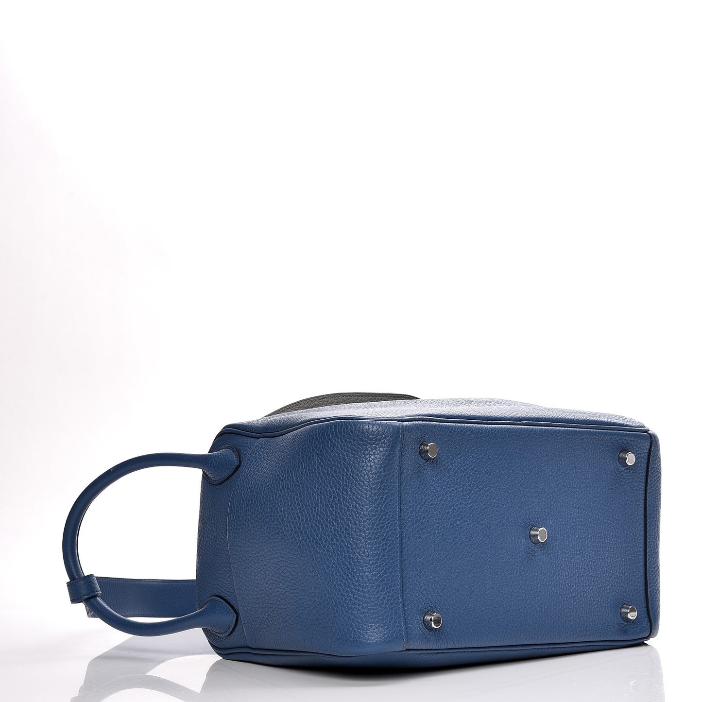 Taurillon Clemence Verso Lindy 30 Bleu Agate Gris Mouette