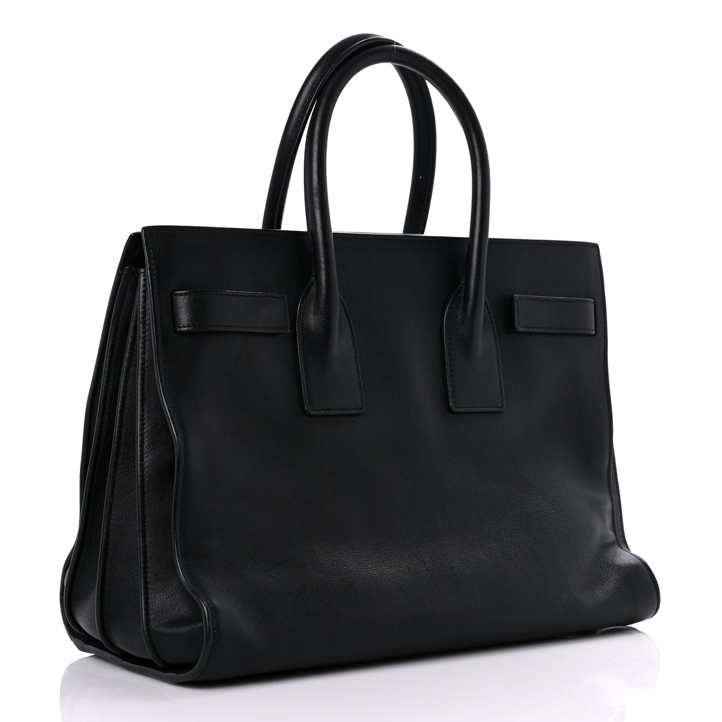 Calfskin Small Sac De Jour Black