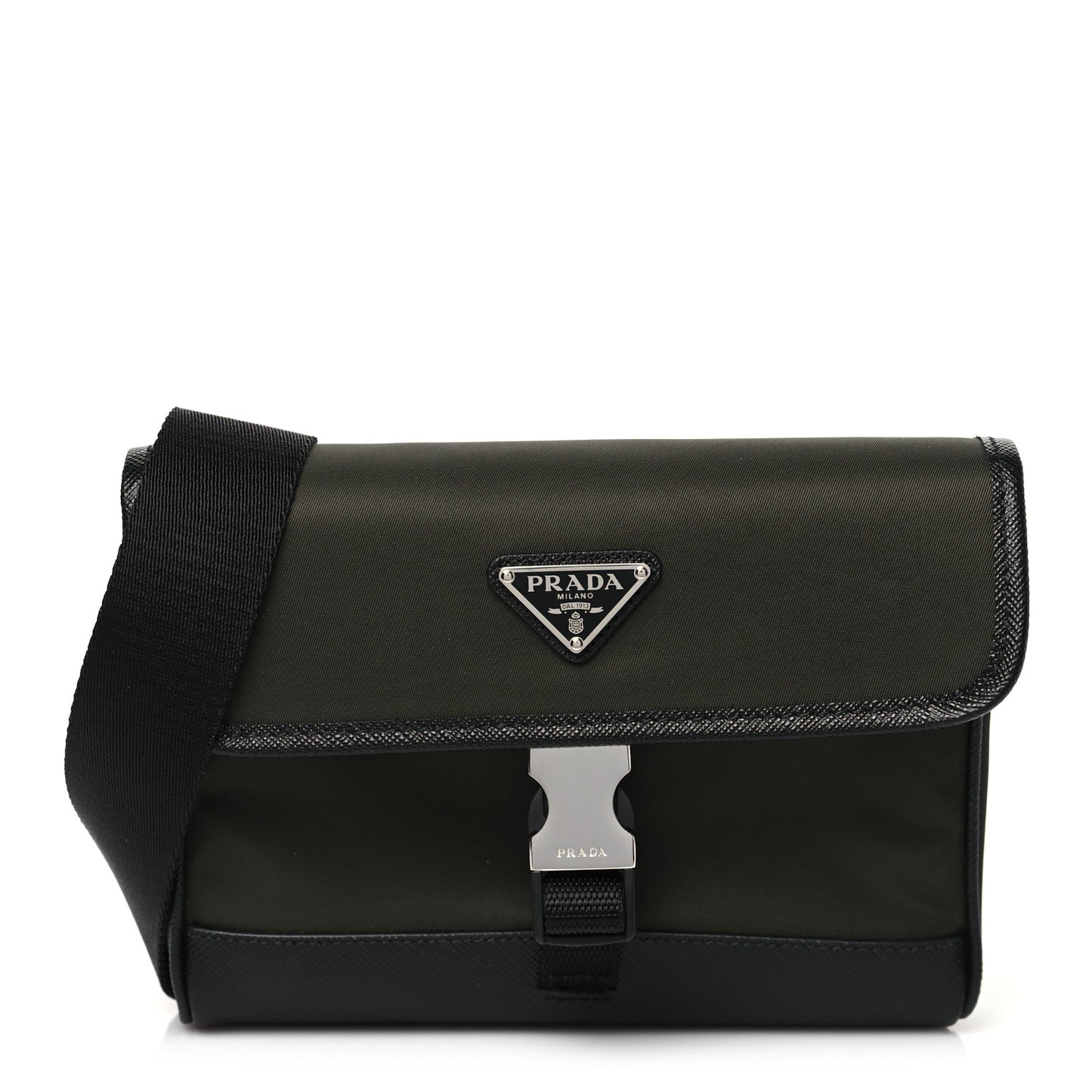 Re-Nylon Saffiano Smartphone Case Crossbody Tundra