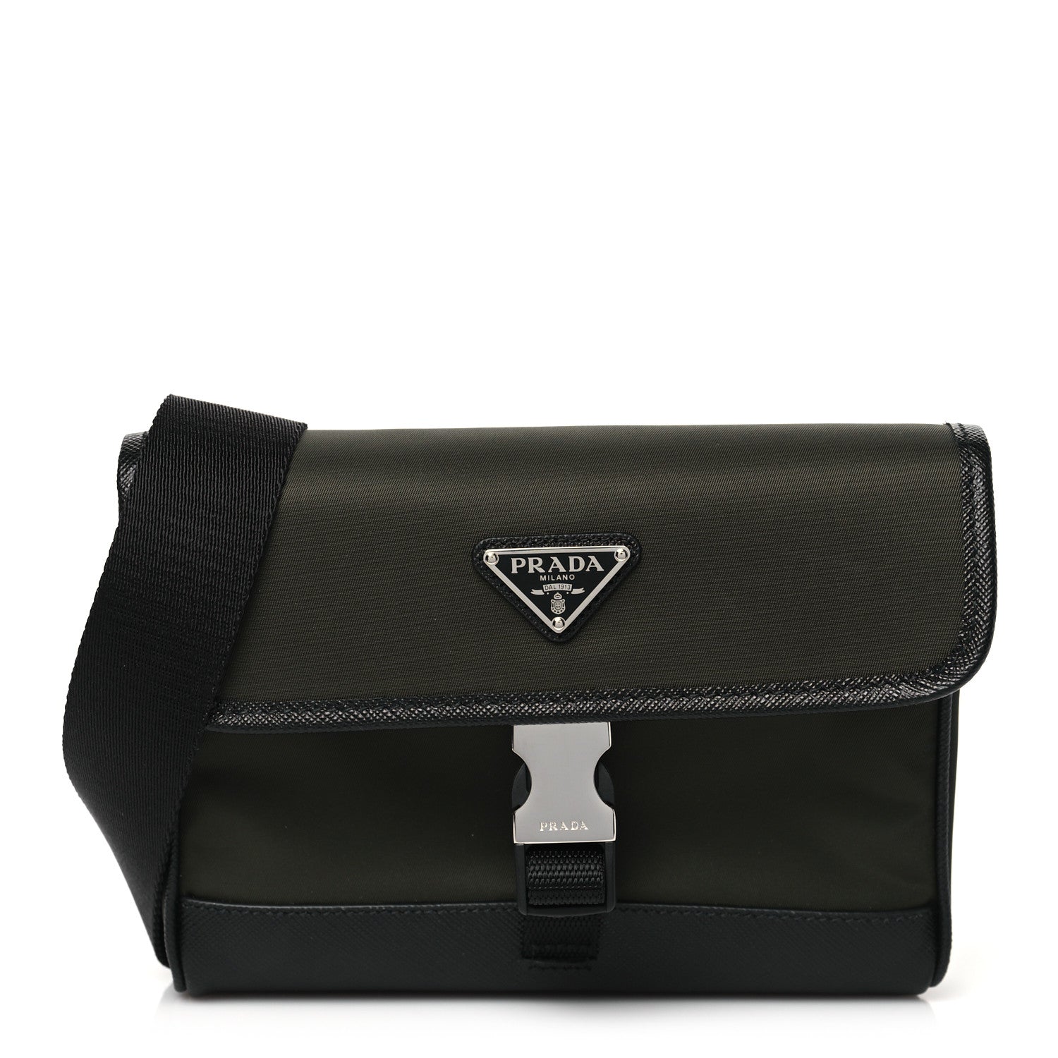 Prada Re-Nylon Saffiano Smartphone Case Crossbody Tundra 1 of 10