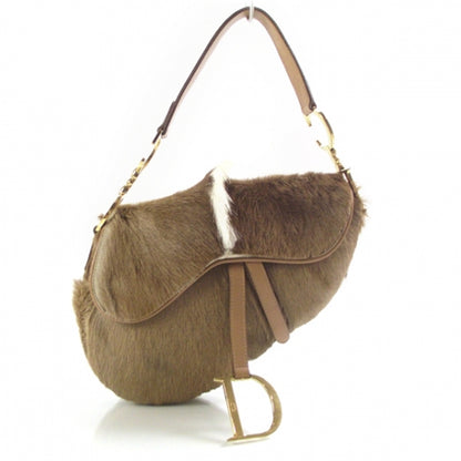 Christian Dior Pony Hair Saddle Bag 4 of 13