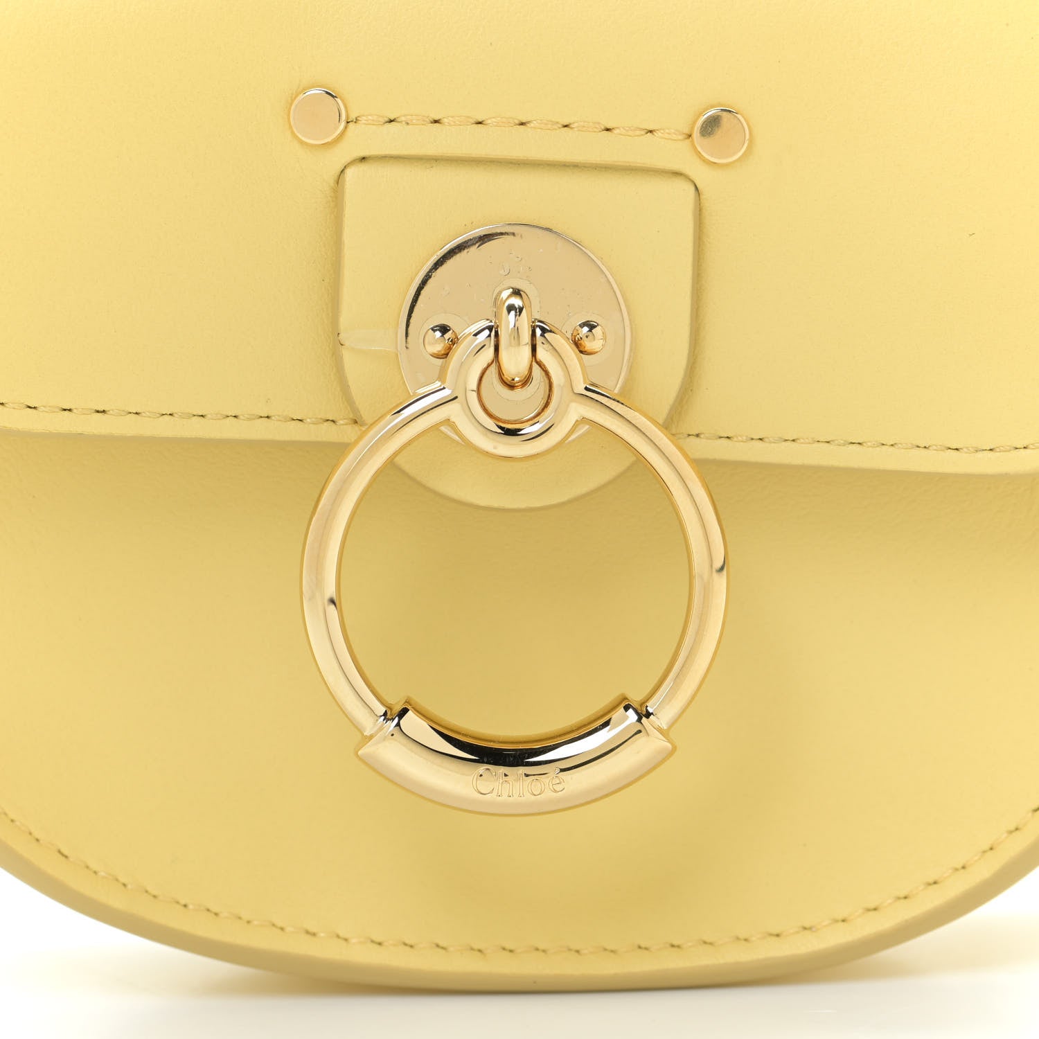 Chloe Calfskin Tess Mini Crossbody Bag Yellow 11 of 14