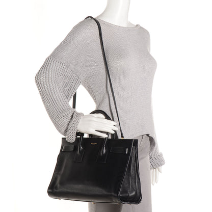 Saint Laurent Calfskin Small Sac De Jour Black 2 of 10