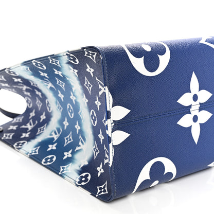 Louis Vuitton Monogram Escale Onthego GM Blue 8 of 9