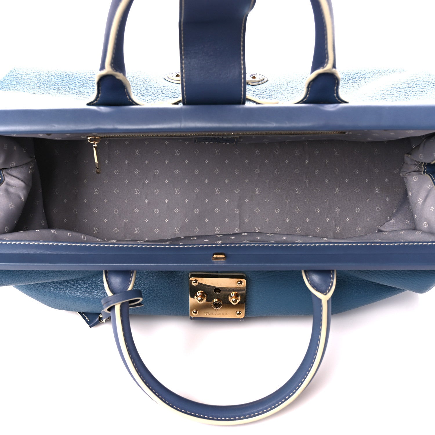 Louis Vuitton Suhali L'Ingenieux GM Blue 5 of 10