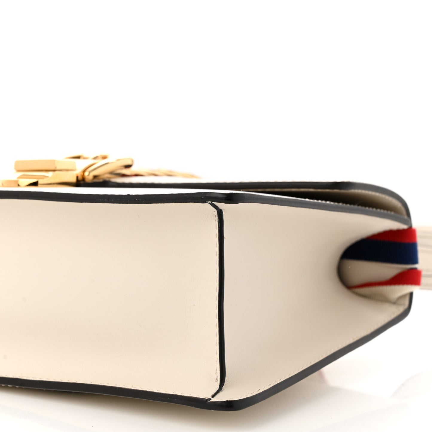 Calfskin Small Sylvie Shoulder Bag Off White