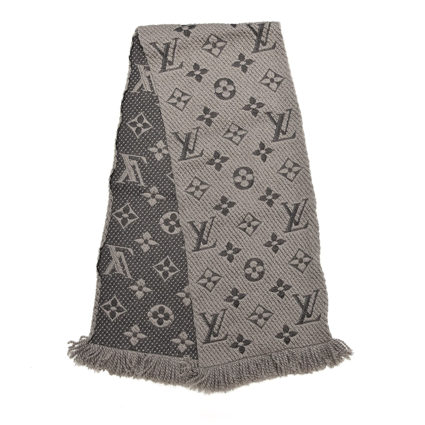 Wool Silk Logomania Scarf Verone