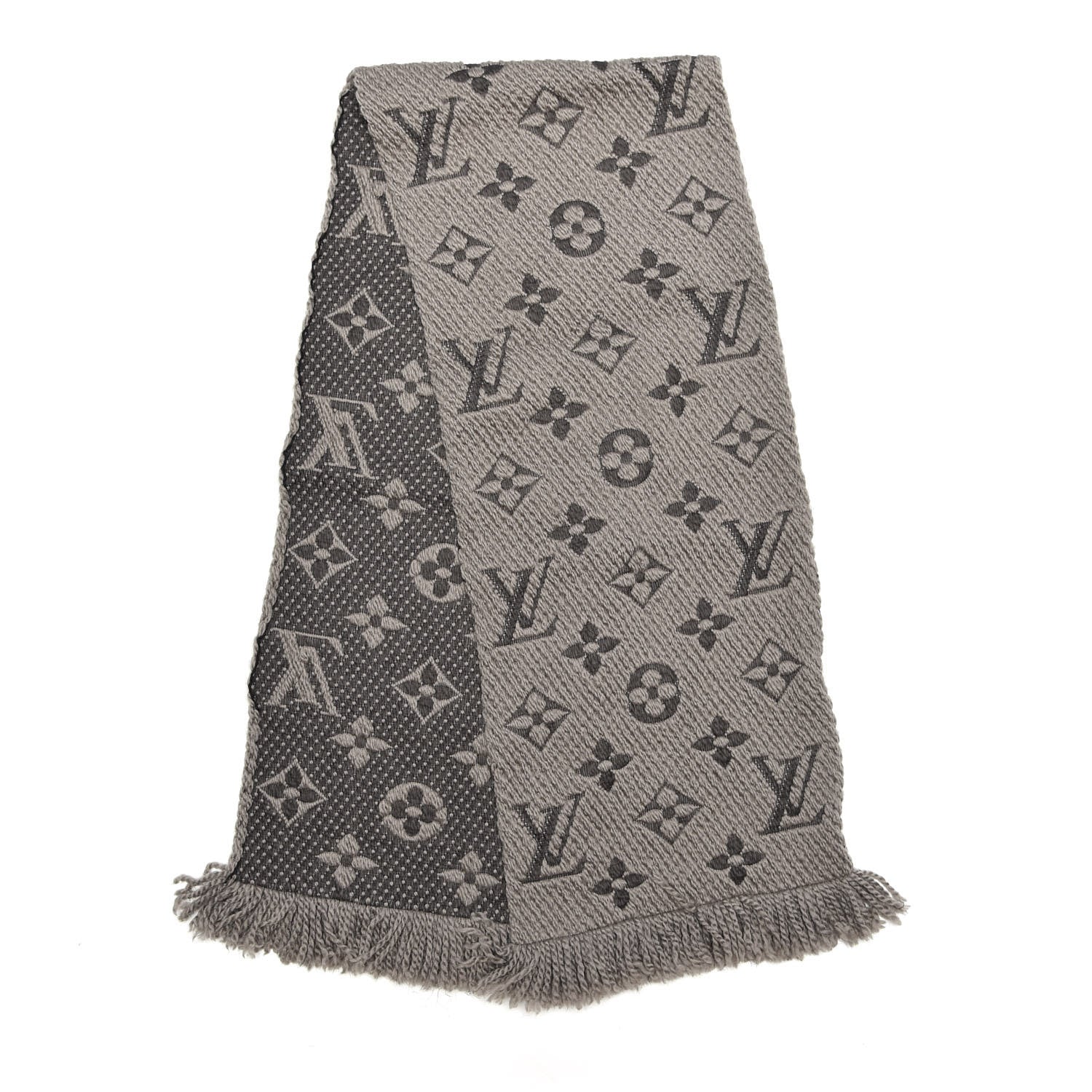 Louis Vuitton Wool Silk Logomania Scarf Verone 3 of 4
