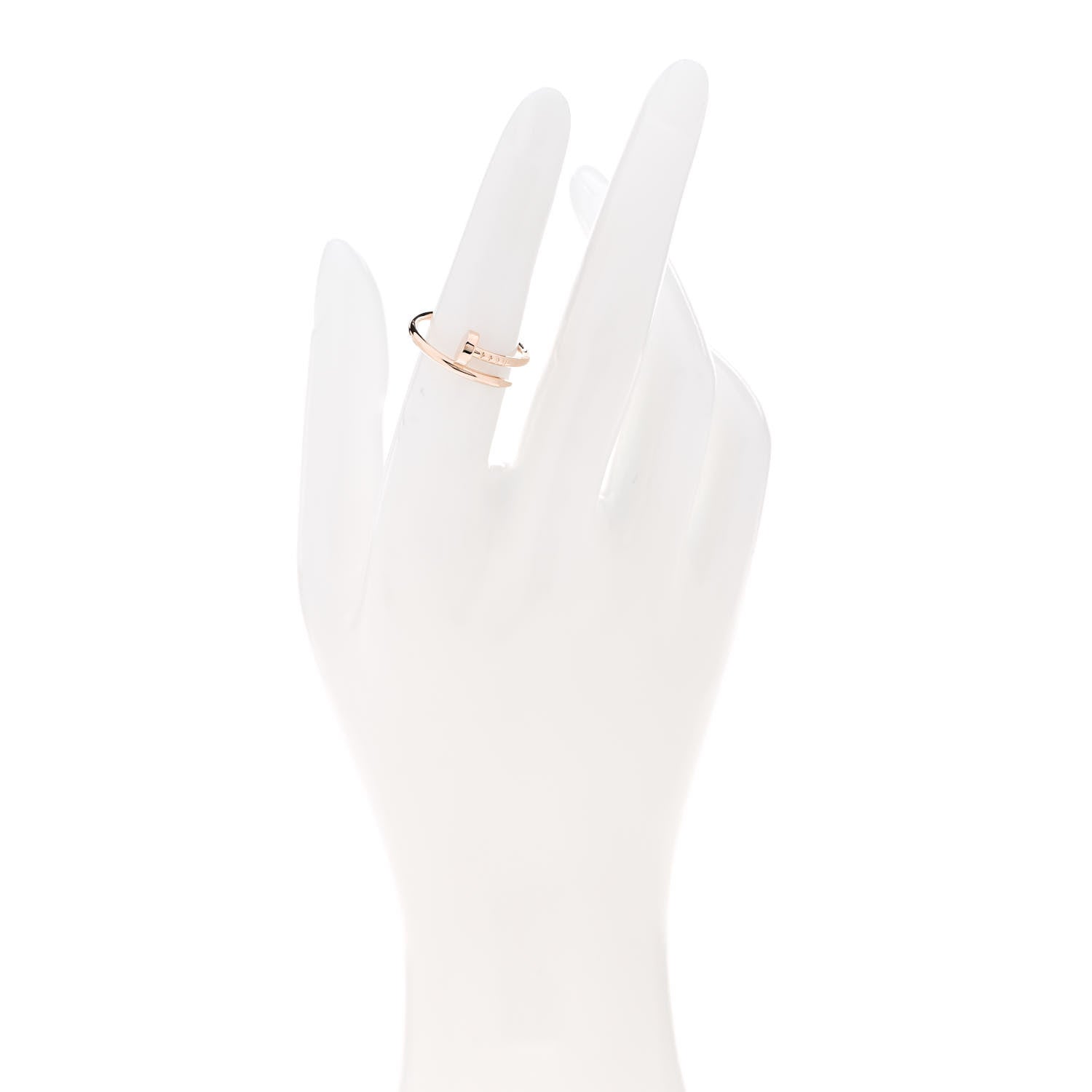 Cartier 18K Pink Gold Small Juste Un Clou Ring 52 6 2 of 6