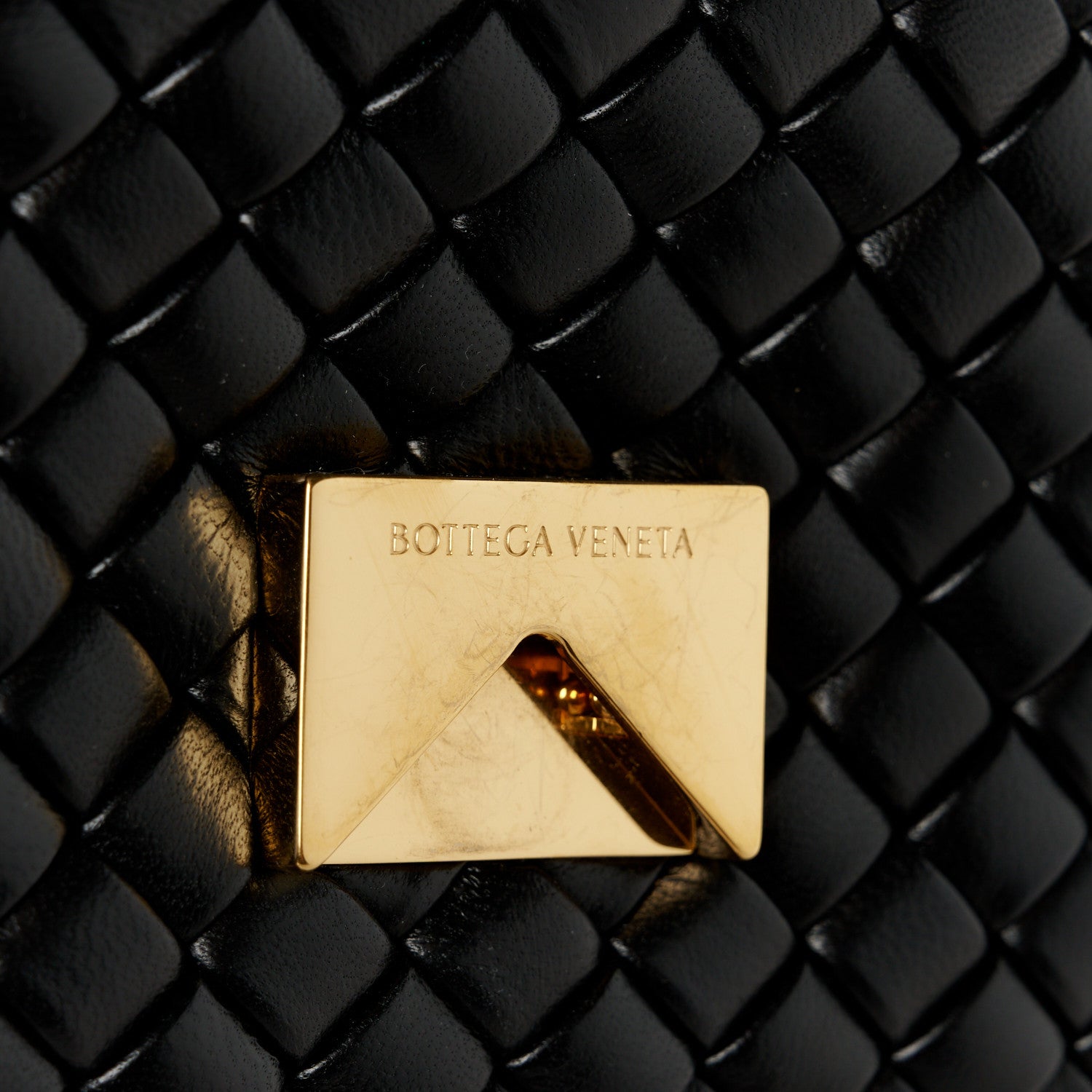 Bottega Veneta Nappa Intrecciato Patti Top Handle Bag Black 8 of 11